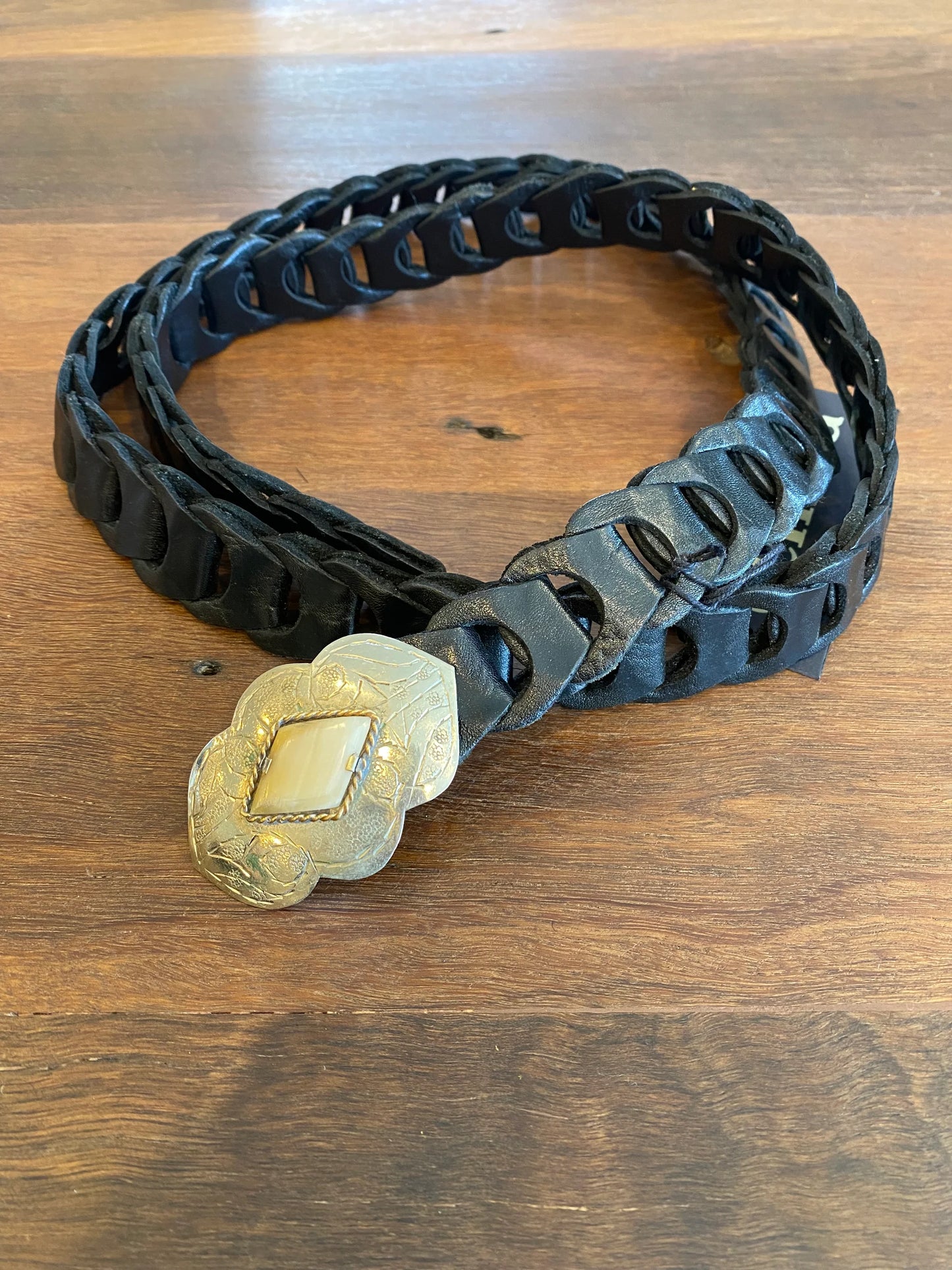 Casablanca Mini Belt Bone Butterfly Buckle