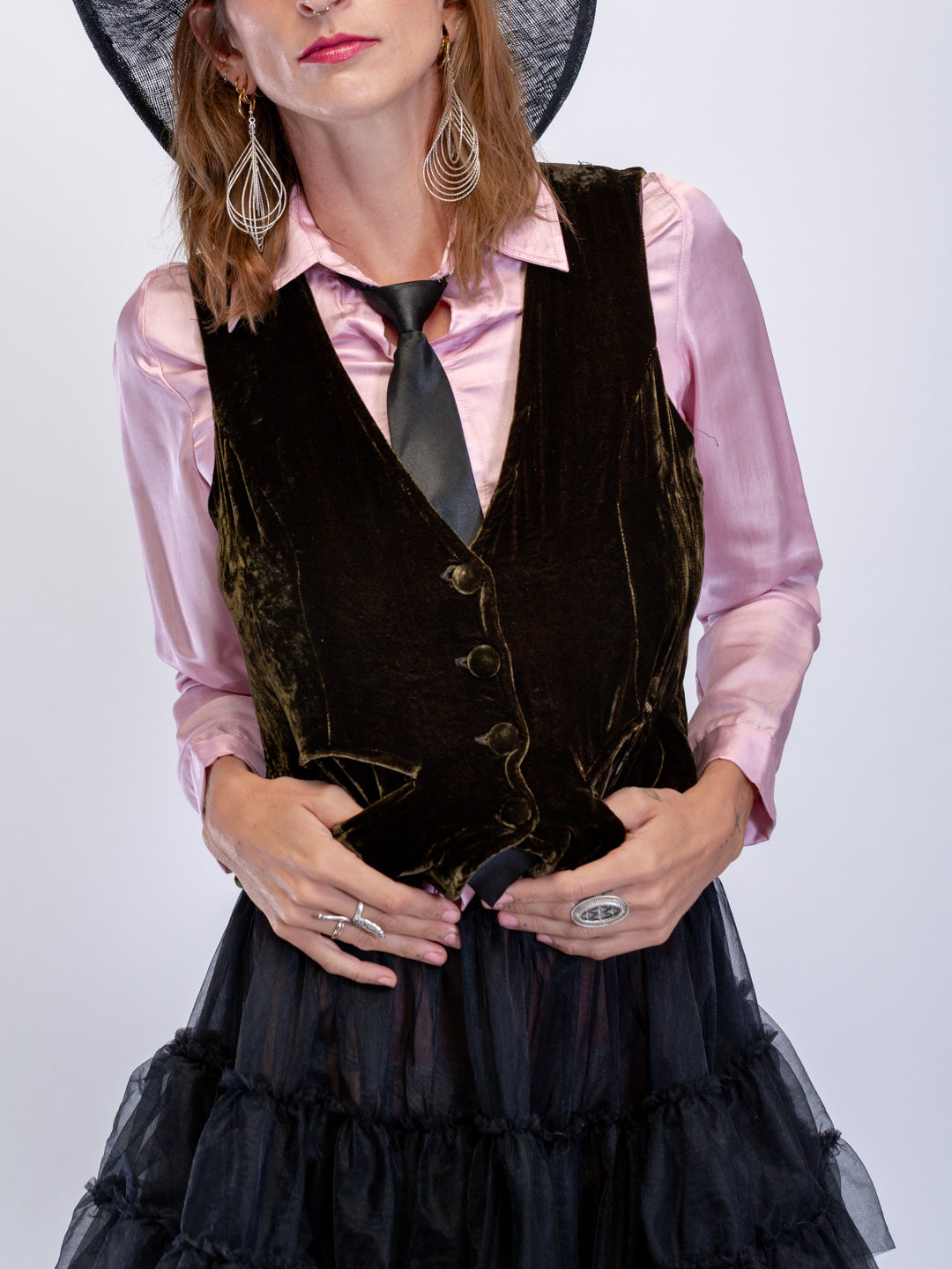 Lola Satin Shirt Otomo