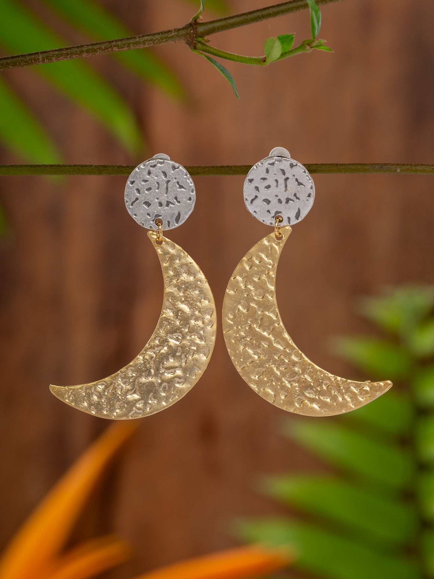 Gold La Luna Earrings