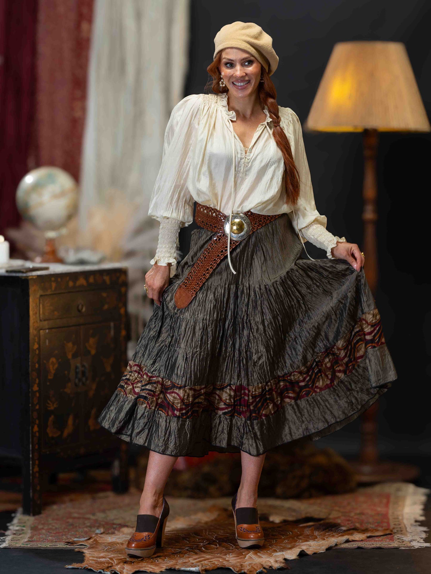 Daisy Silk Shirt – Ivory