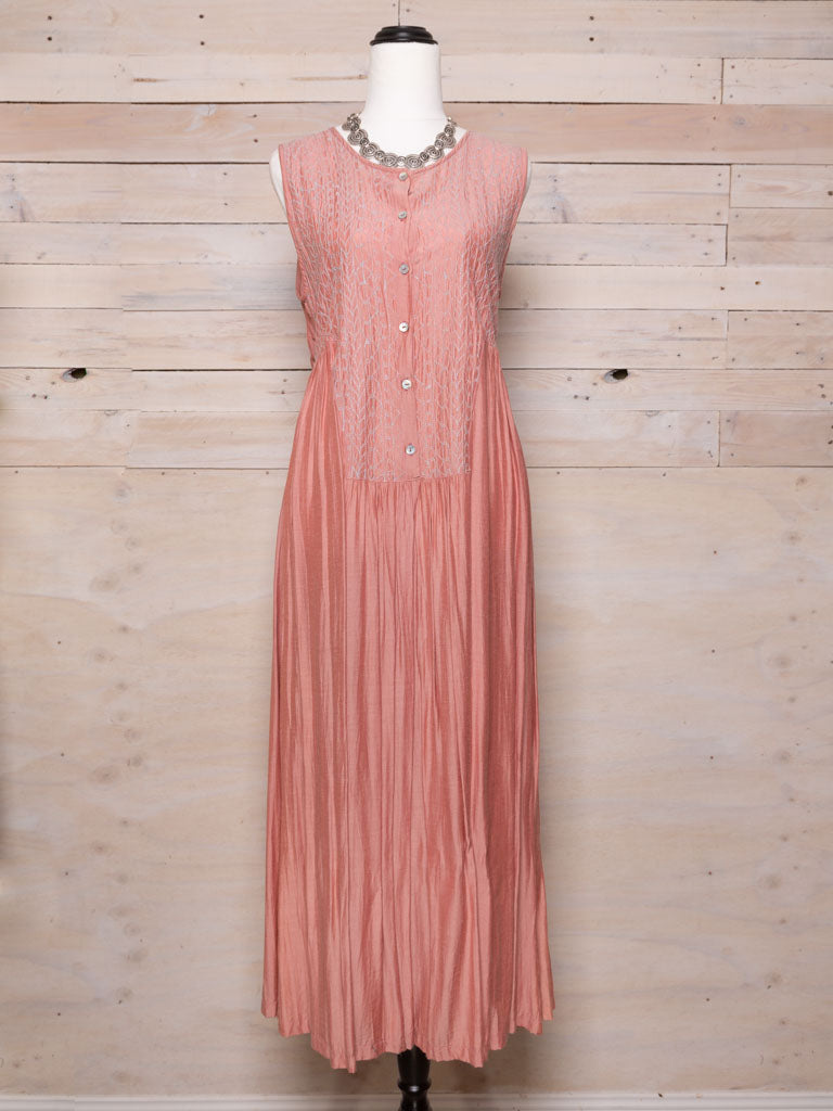 Peach Sleeveless Otomo Dress