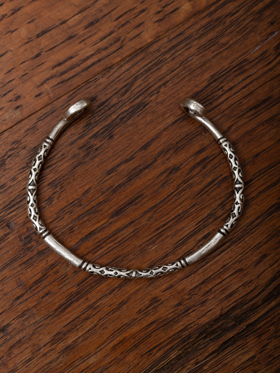 Talisman Silver Bangle