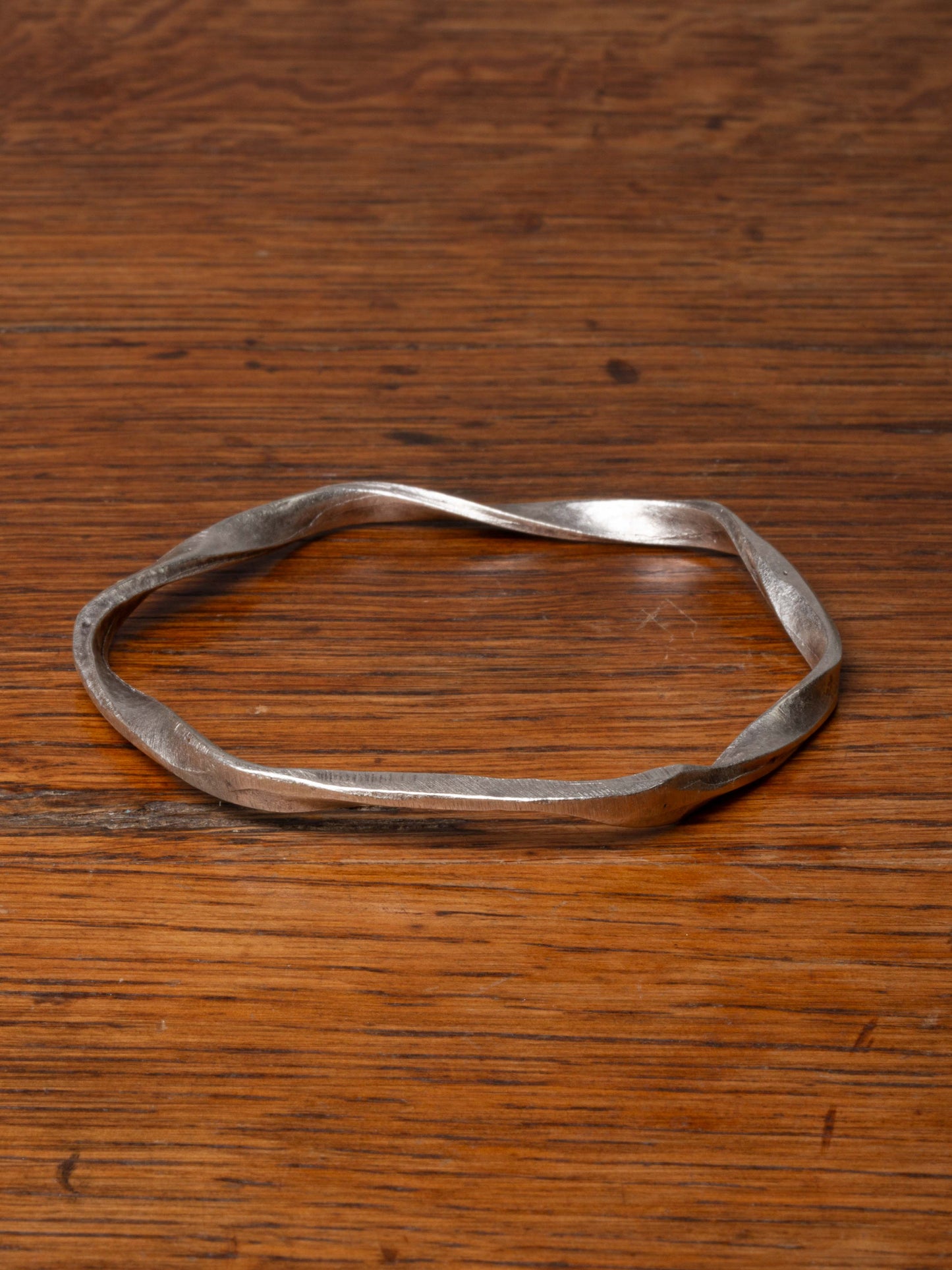Squiggle Silver Bangle