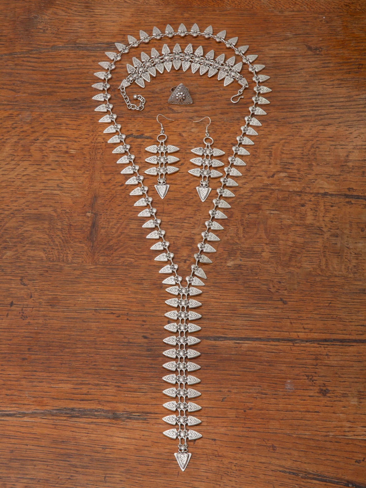 group set of silver jewellery