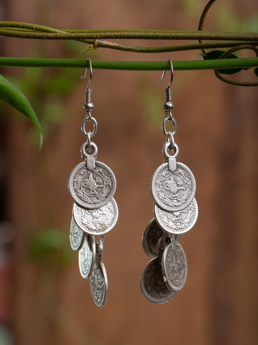 Coin Drop Earrings