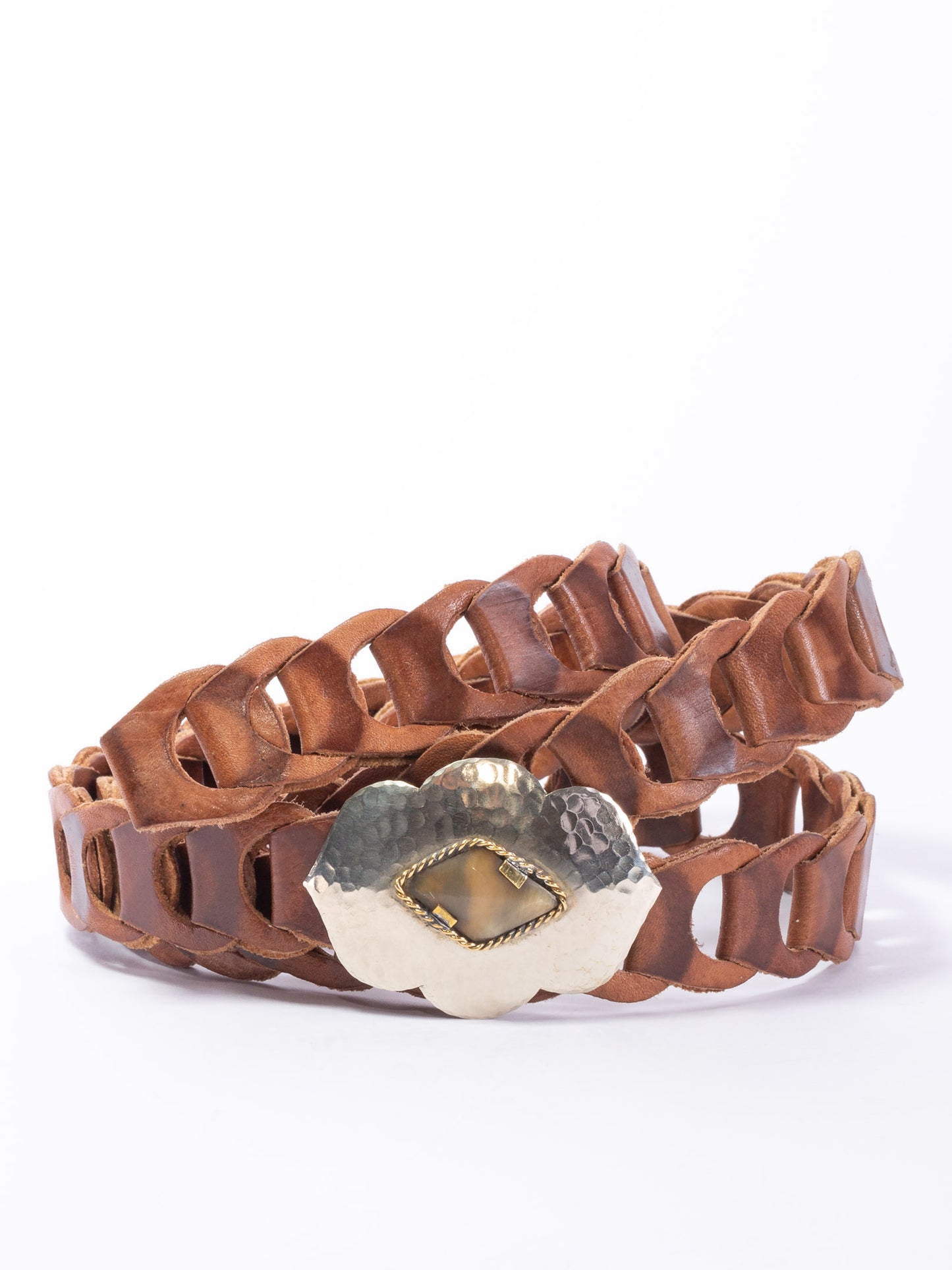 Casablanca Mini Belt Bone Butterfly Buckle