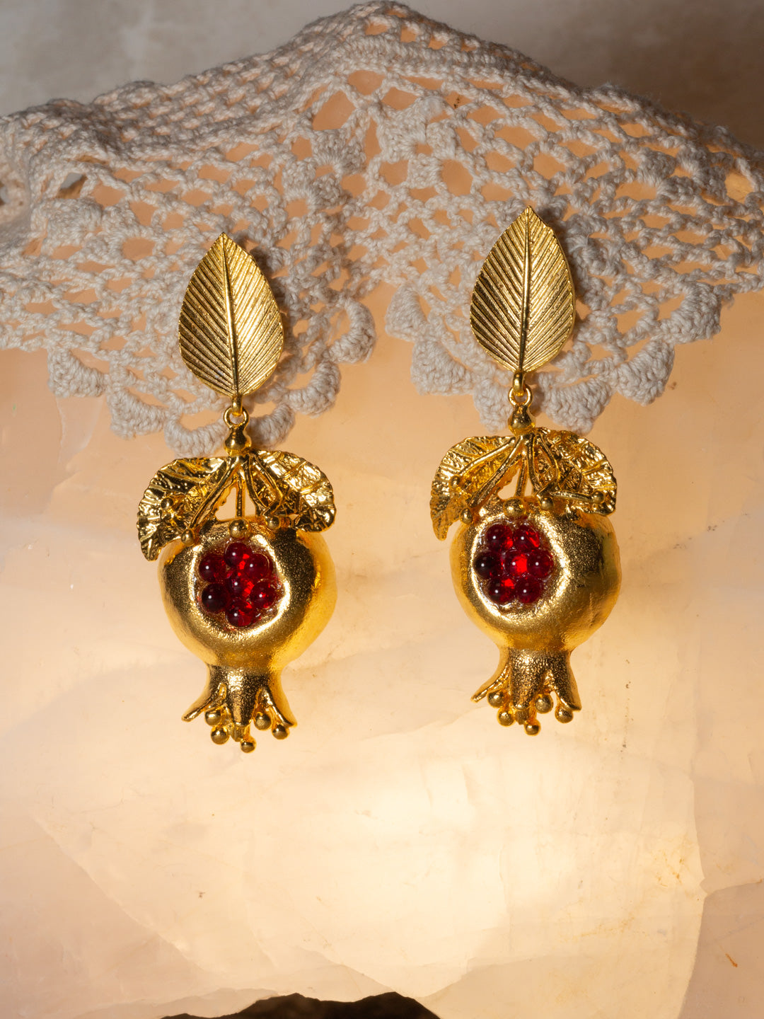 Pomegranate Passion Earring