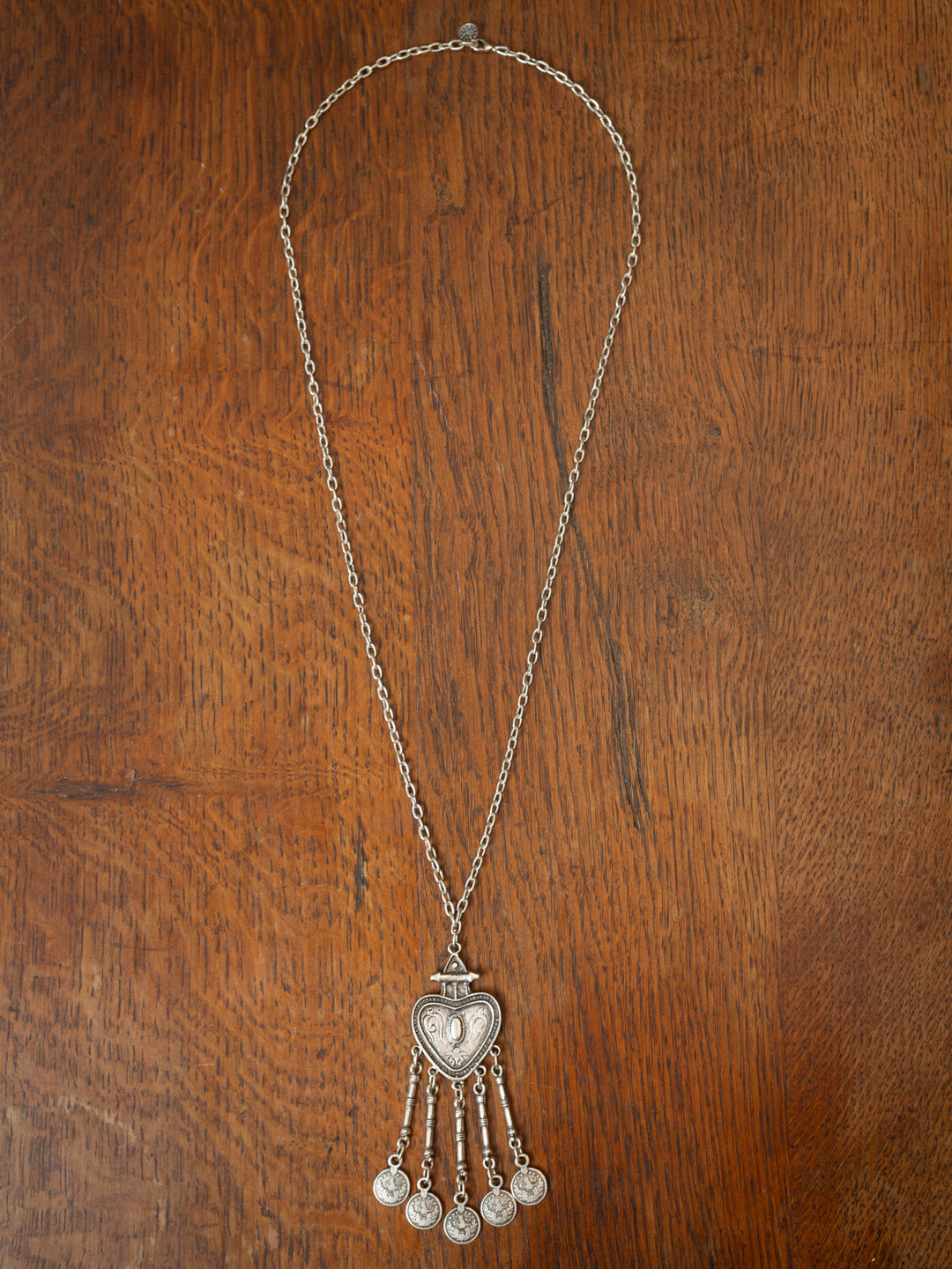 Love Cascade Silver Necklace