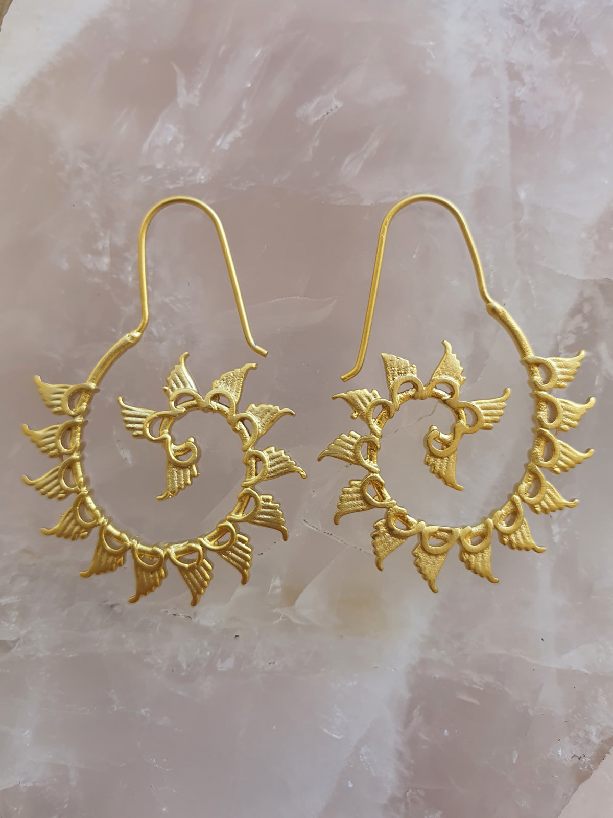 Gold Spiral 1 Earrings