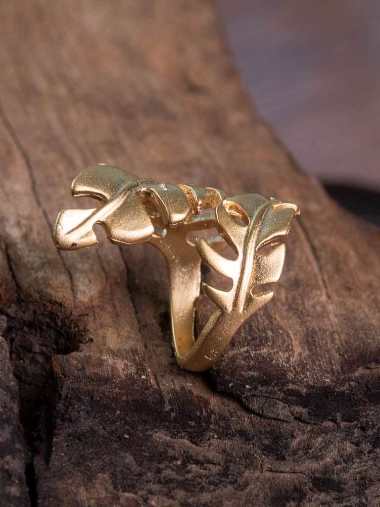 Golden Fern Ring