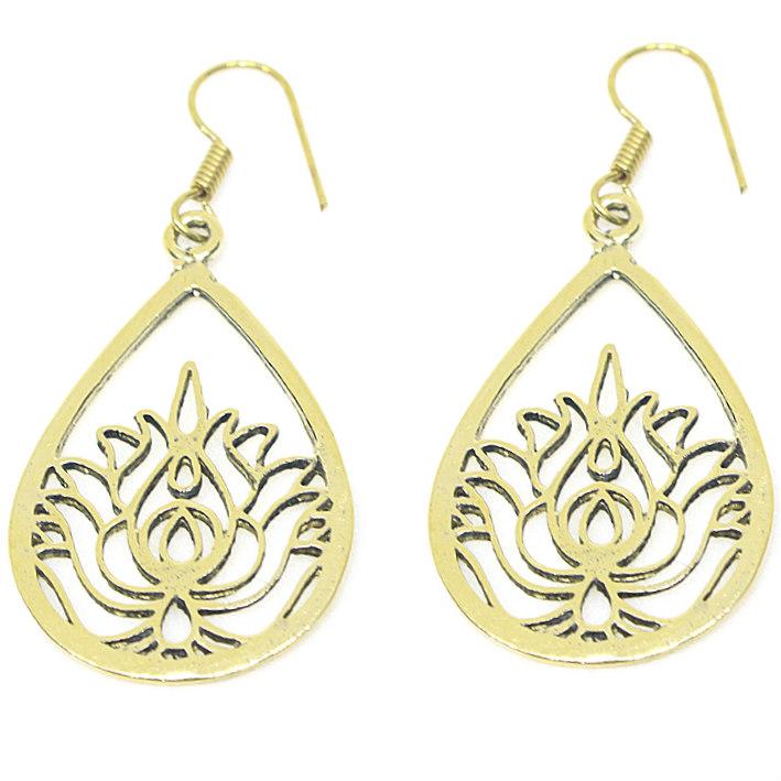 Lotus Earrings