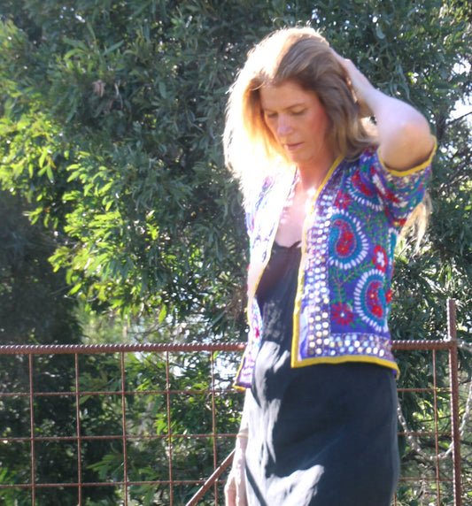 Gypsy Georgette Jacket Royal