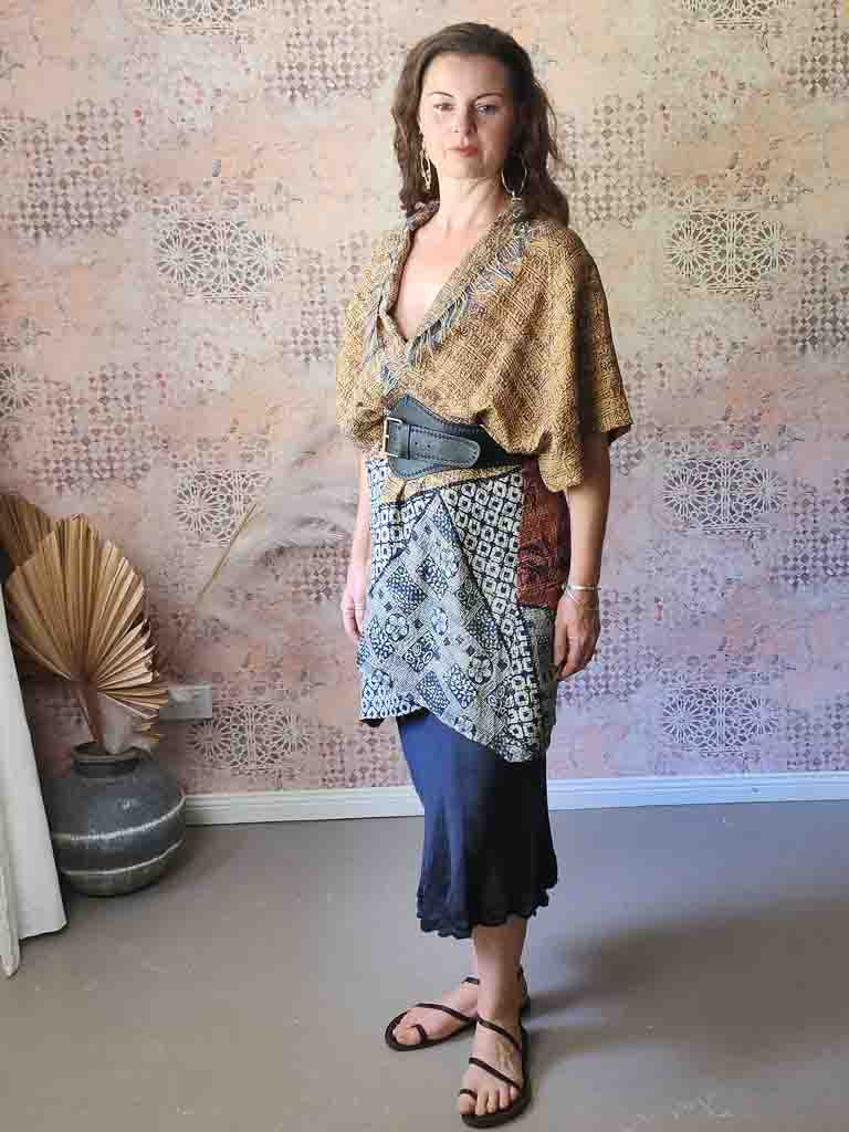 Babushka Wide Leather Belt