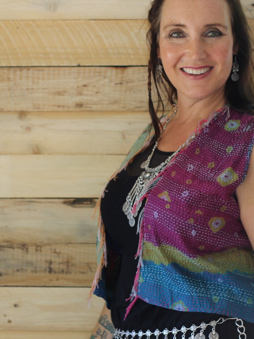 Bohemian, Gypsy, Hippy Vest Prem size 12