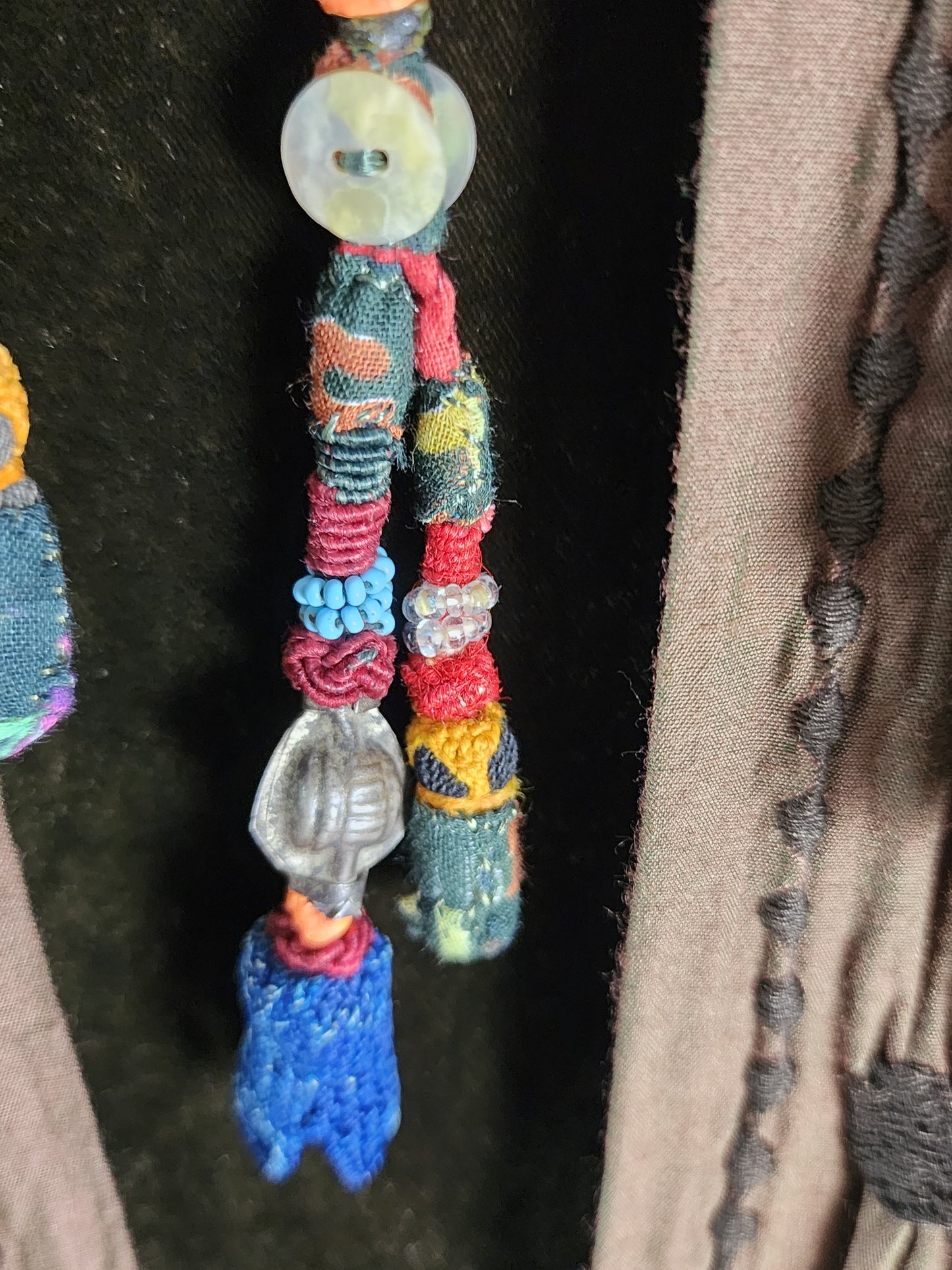 Fabric Lasso Necklace