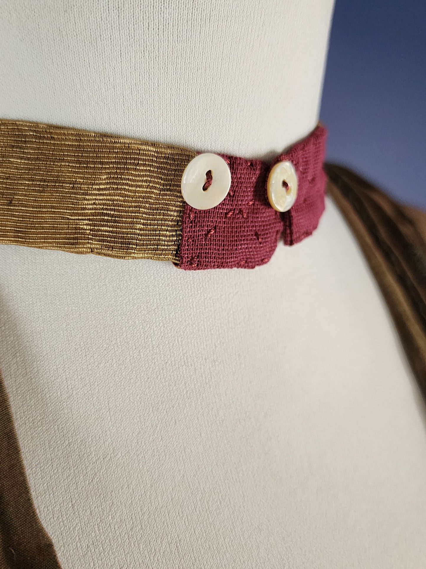 Moss Agate Tribal Collar