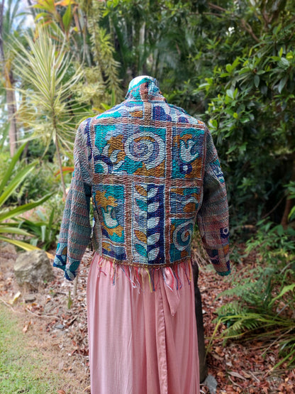 Boho Silk Chic Jacket. Autumn part 2 Size 12