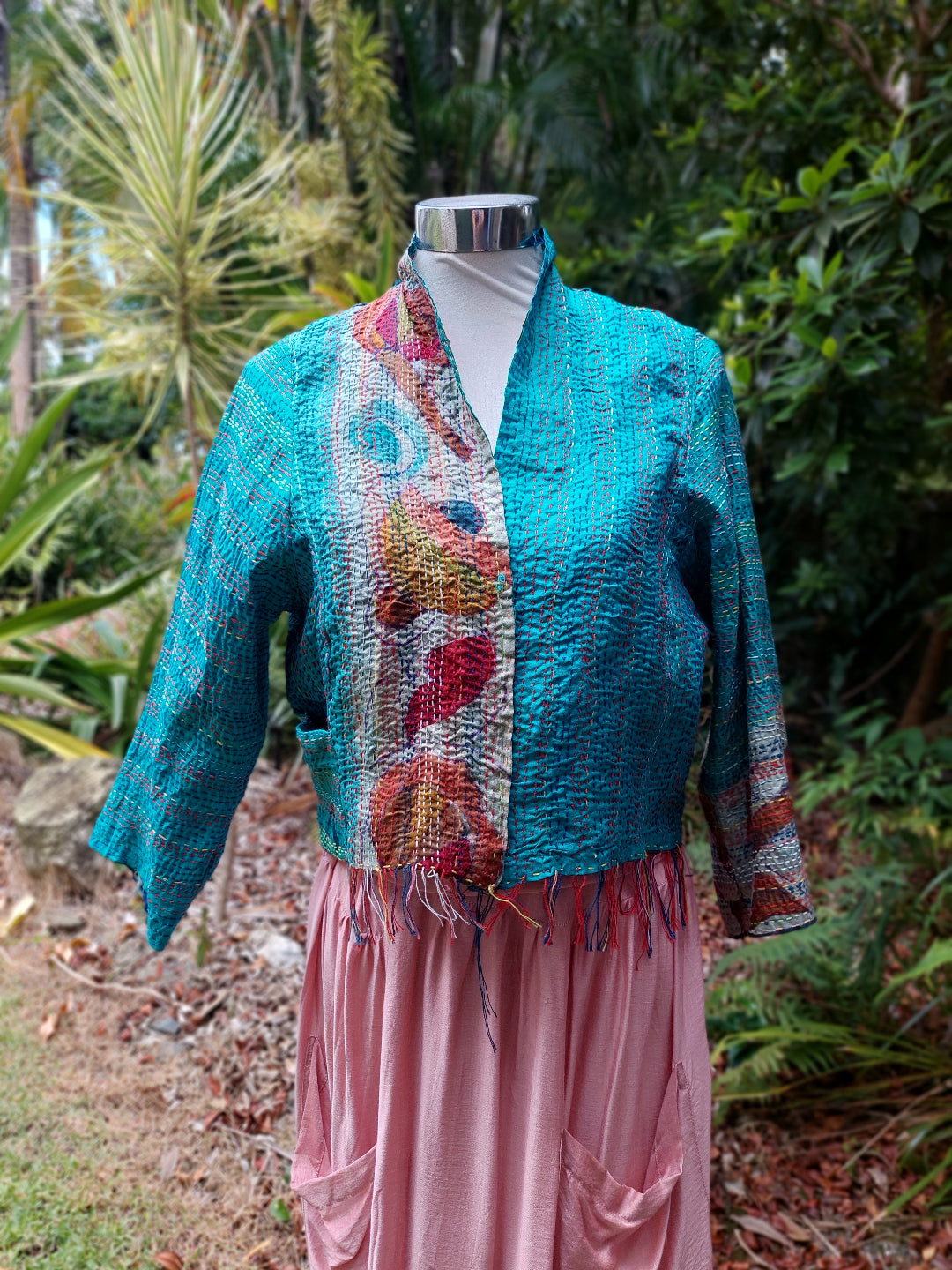 Boho Silk Chic Jacket. Autumn part 2 Size 12