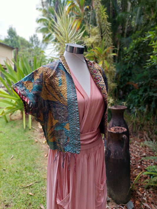 Boho Silk Chic Jacket. Cherished  Size 12