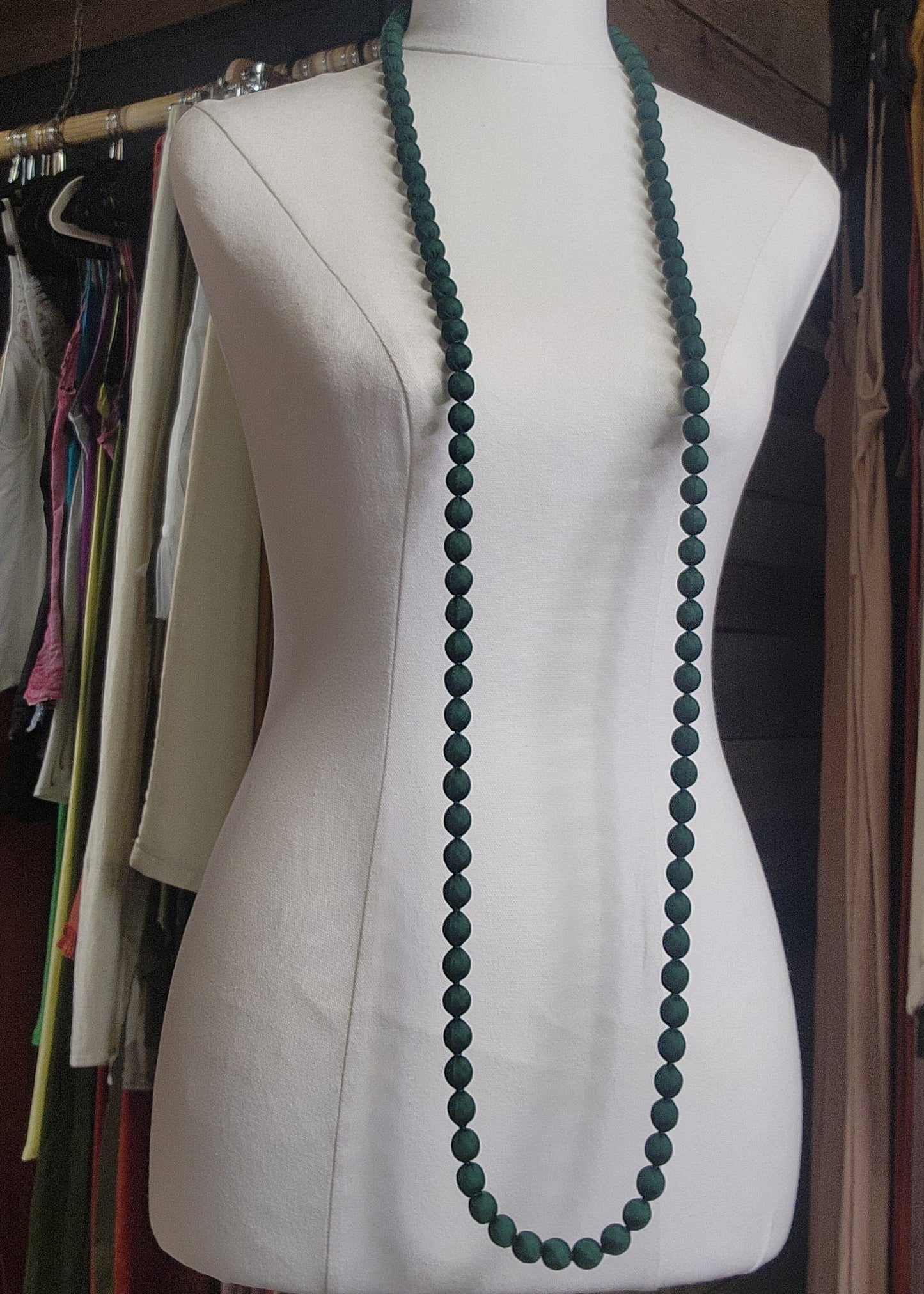 Silk beads