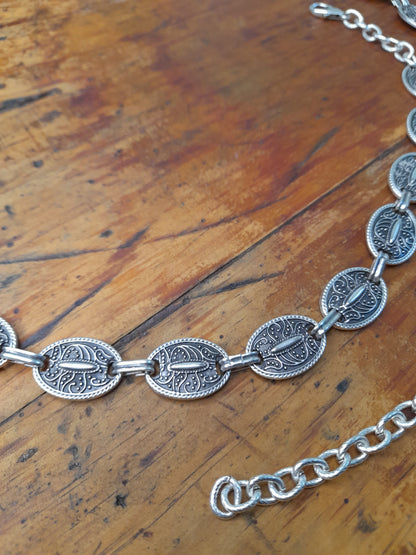 Tarz Turkish Silver Belt