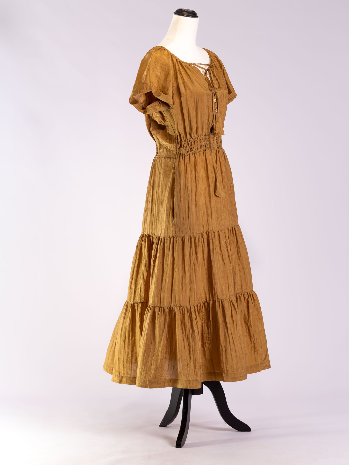 Amber pure silk dress