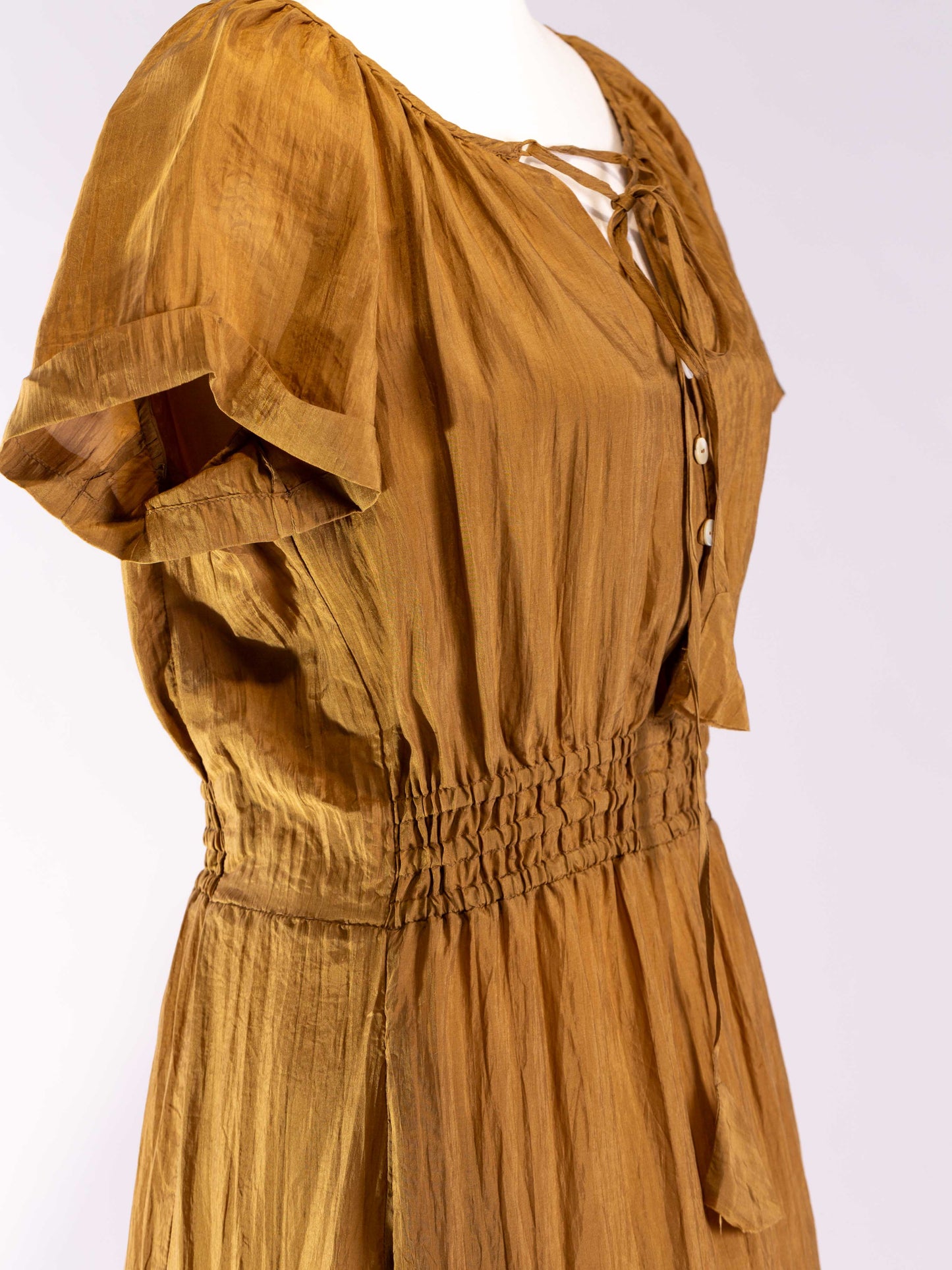Amber pure silk dress
