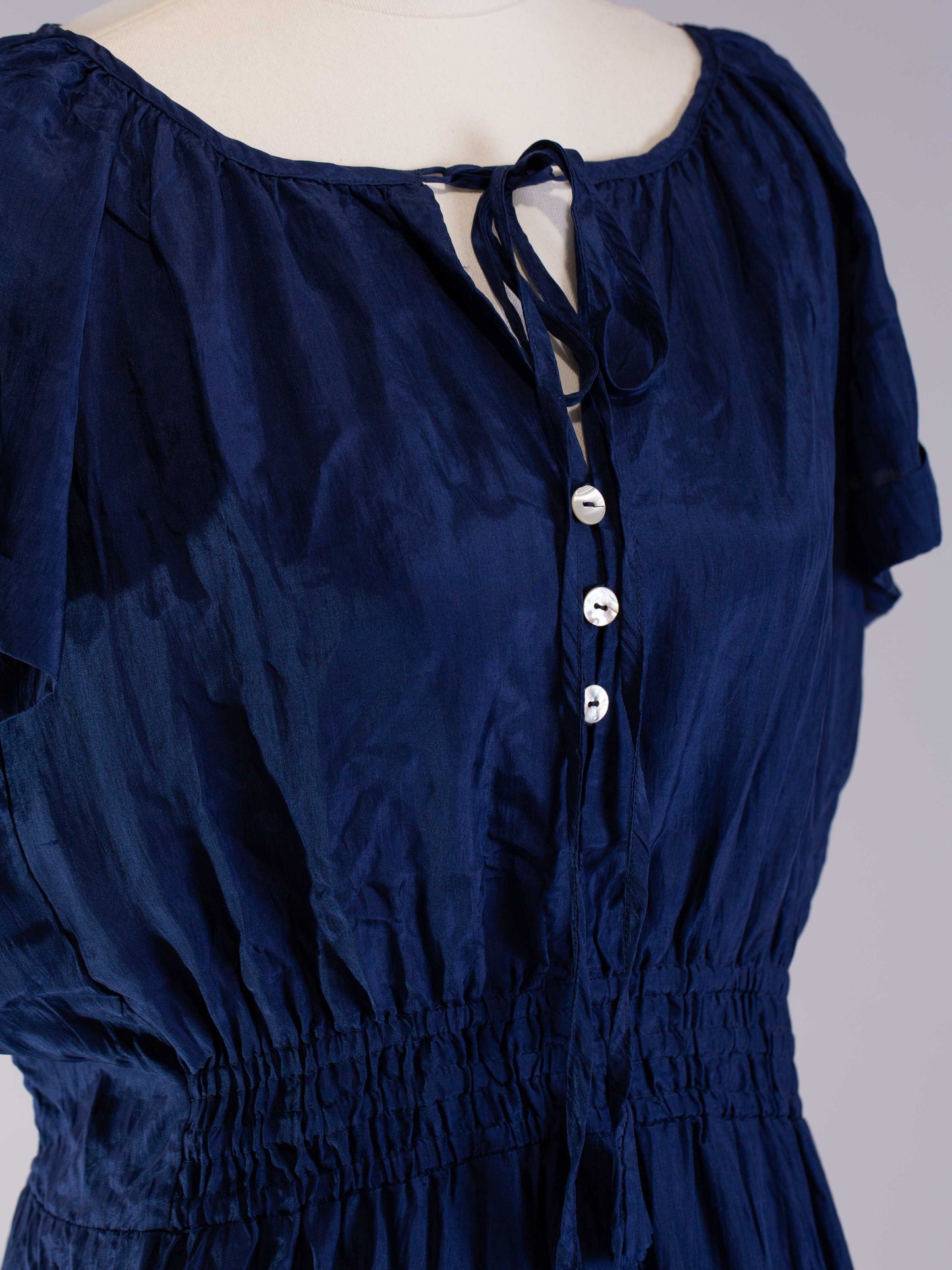 Amber pure silk dress