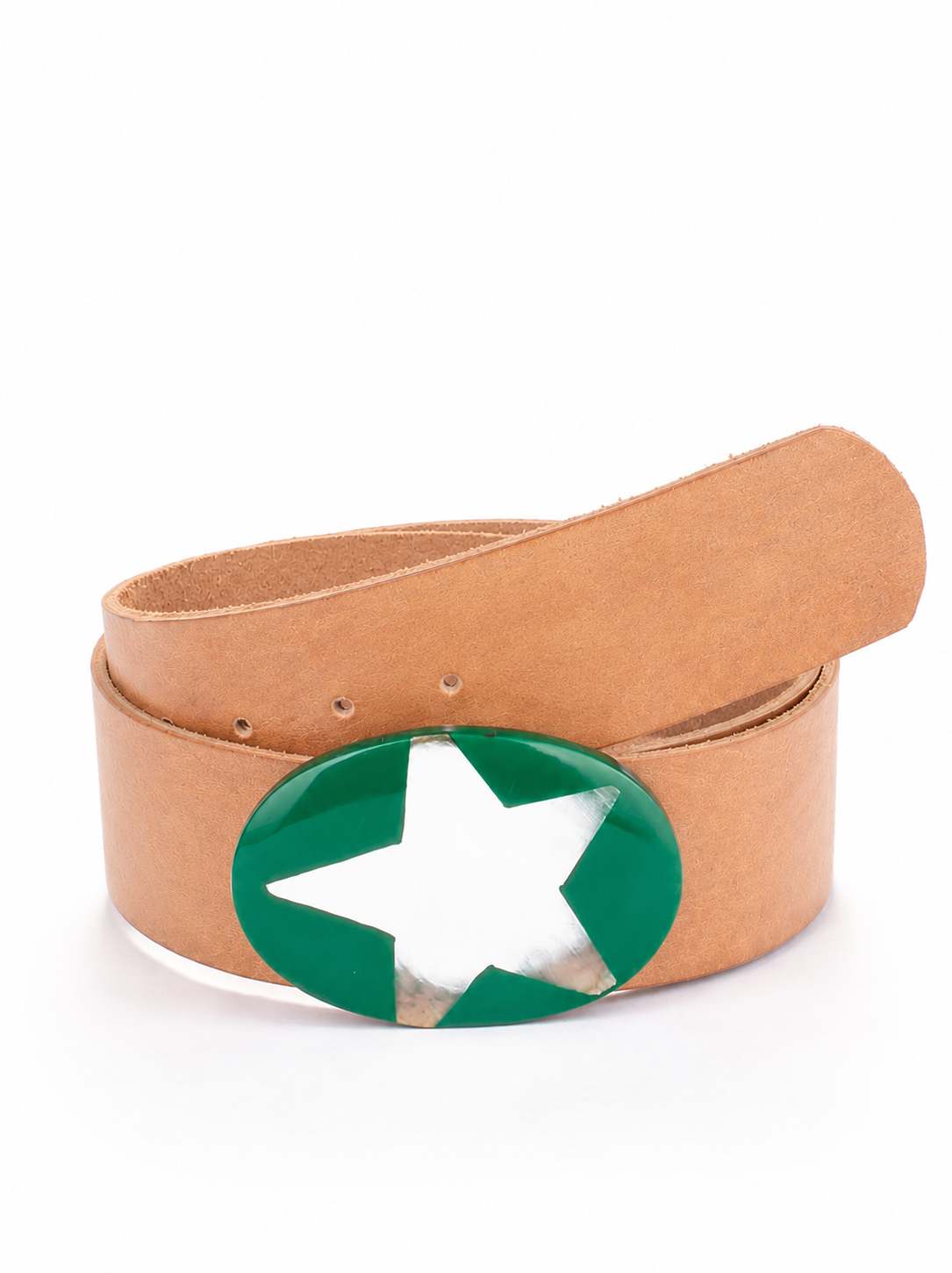 Stellar Leather Belt Oval