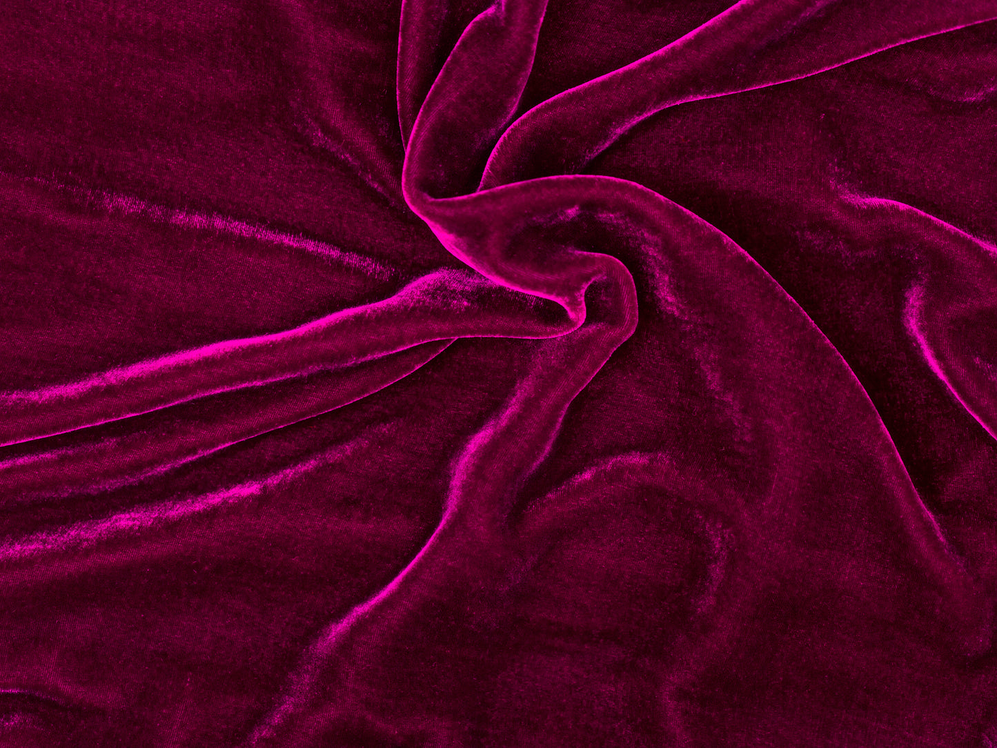 Silk Velvet Slip Maxi Fuschia