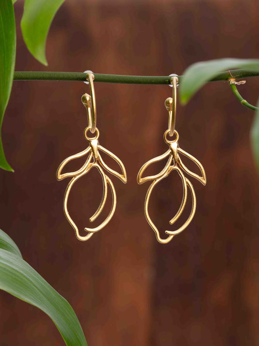 Golden Lemon Earrings