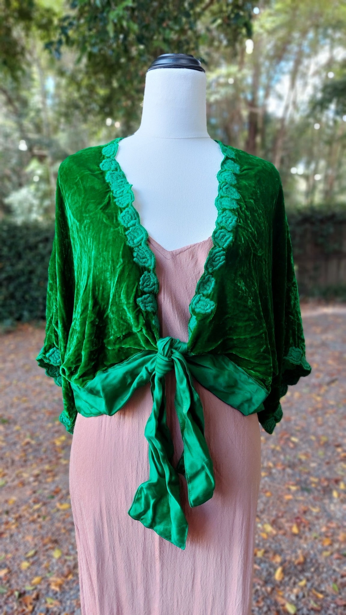 Kelly Wrap Top Kelly Green