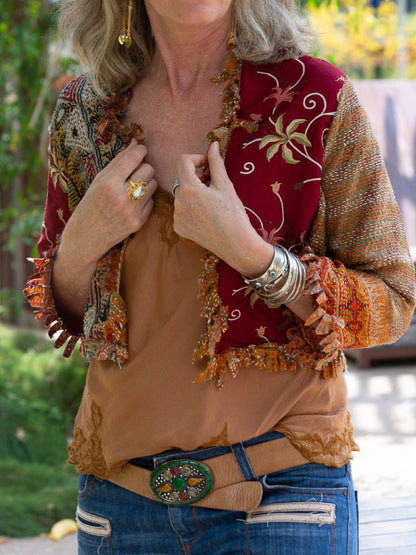 Mumbai Buckle Plain Peasant Belt