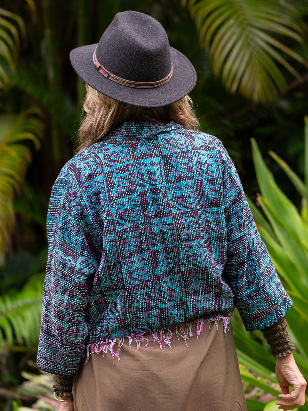 Boho Chic Jacket. Island Life Size 14
