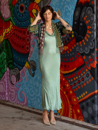 Sophia Cowl Slip Dress assorted colours