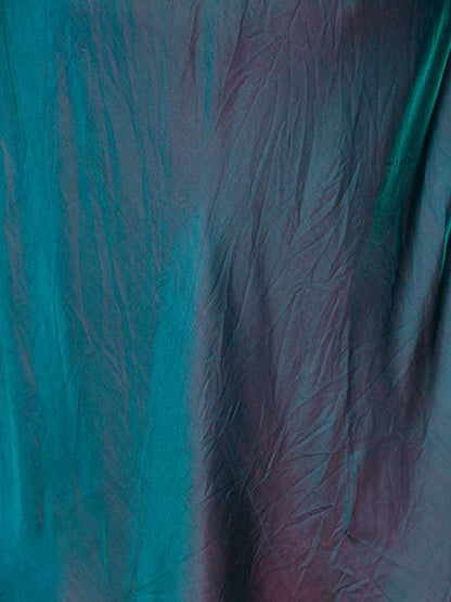 Marilyn Silk Satin Slip Long Lake Green