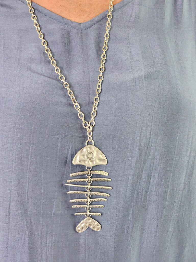 Fish Bone Necklace