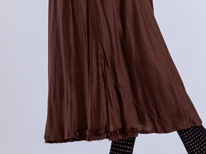 Steph Silk Linen Maxi Skirt