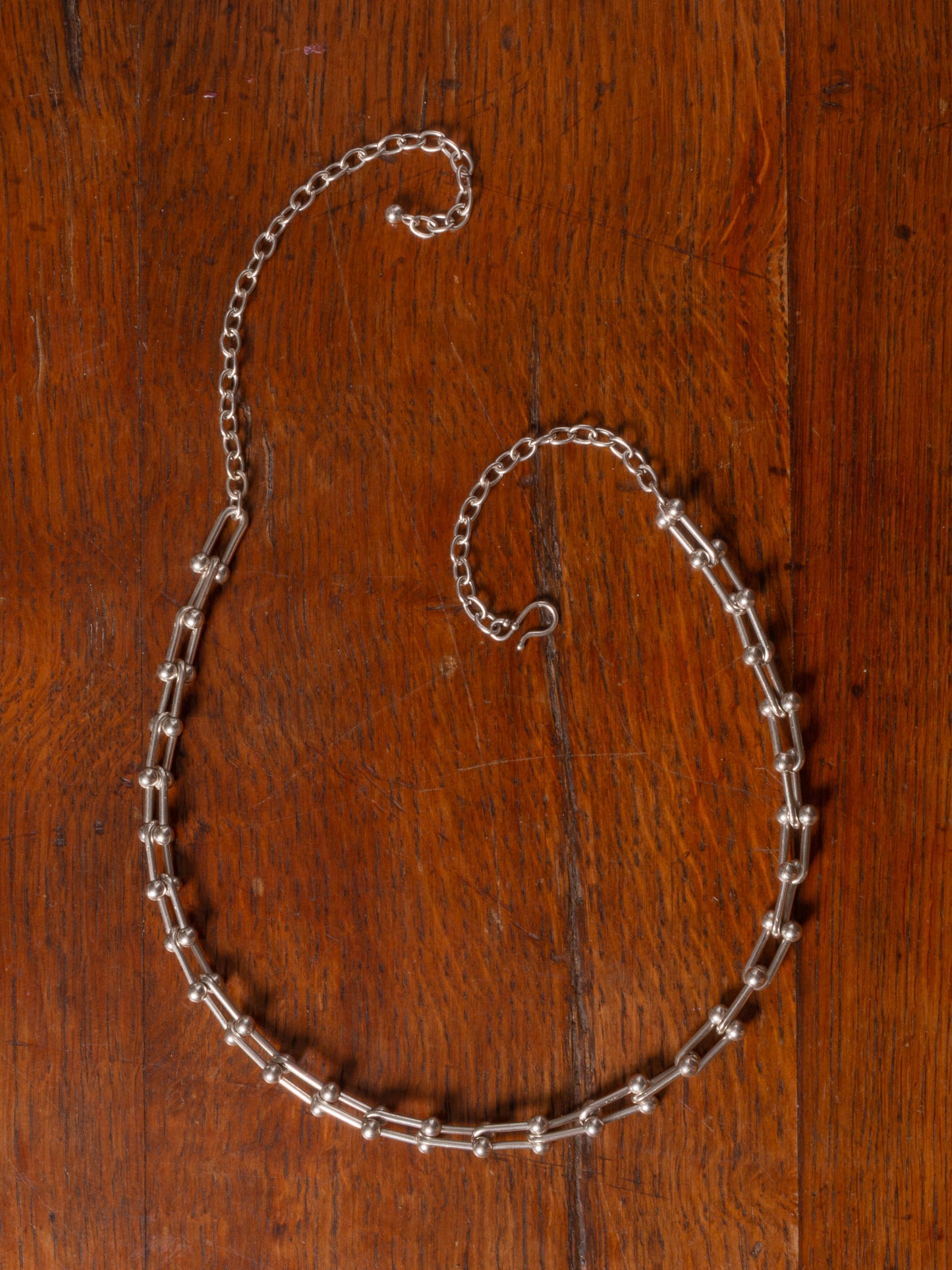 Silver Chain Link Necklace