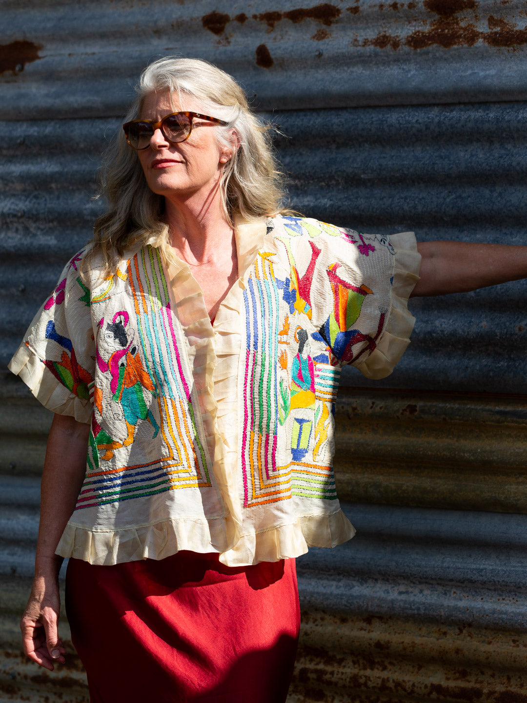 Shibui Silk Jacket. The Gods 2. Free Size