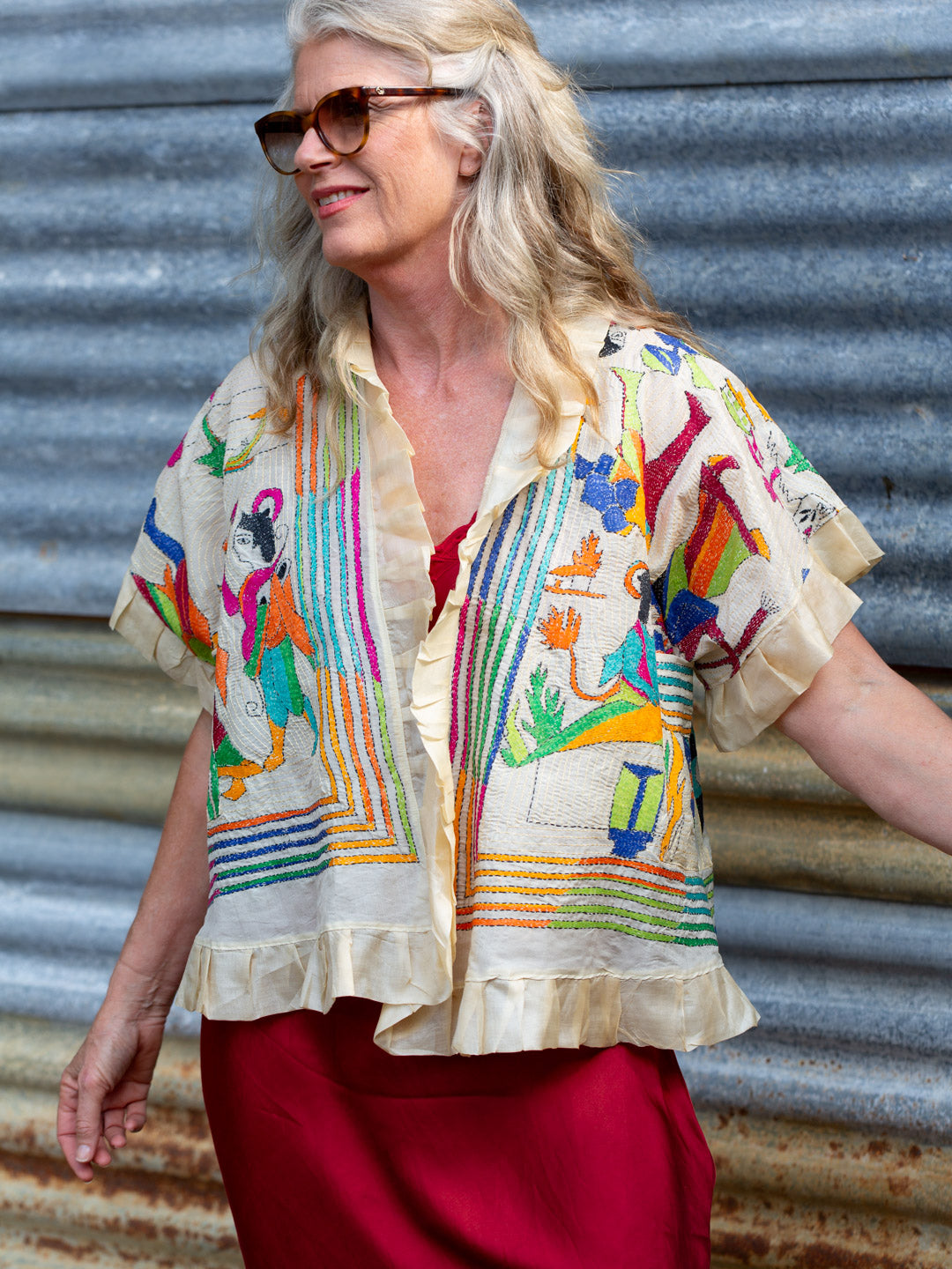 Shibui Silk Jacket. The Gods 2. Free Size