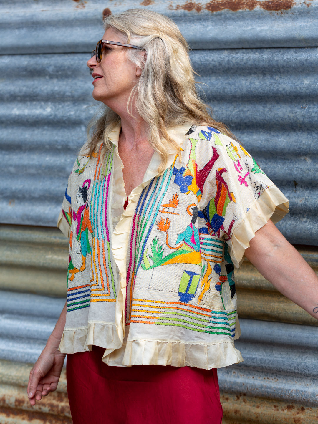 Shibui Silk Jacket. The Gods 2. Free Size
