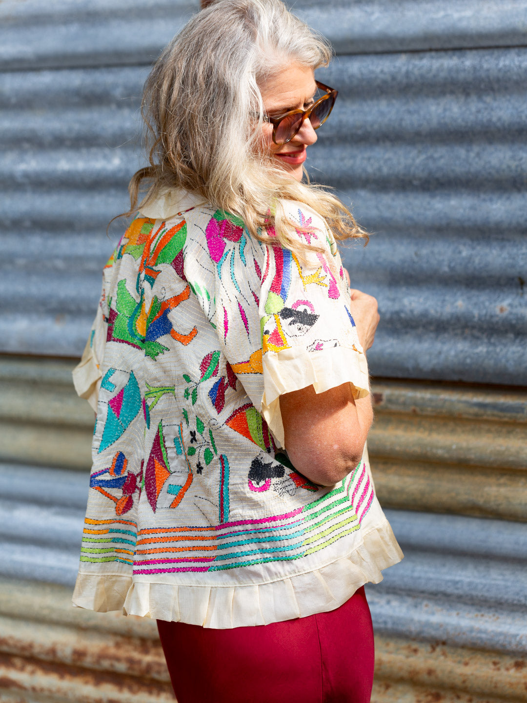 Shibui Silk Jacket. The Gods 2. Free Size