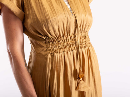 Amber pure silk dress