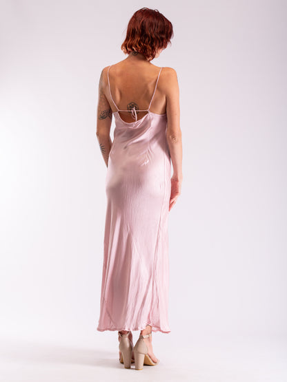 Marilyn Silk Satin Slip Long Shell