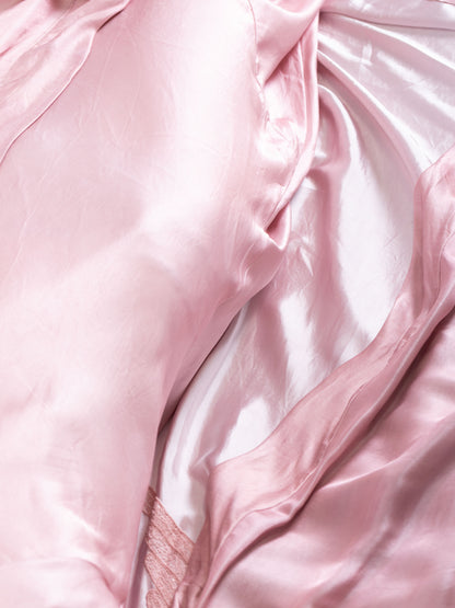 Angel Wings long kimono shell pink