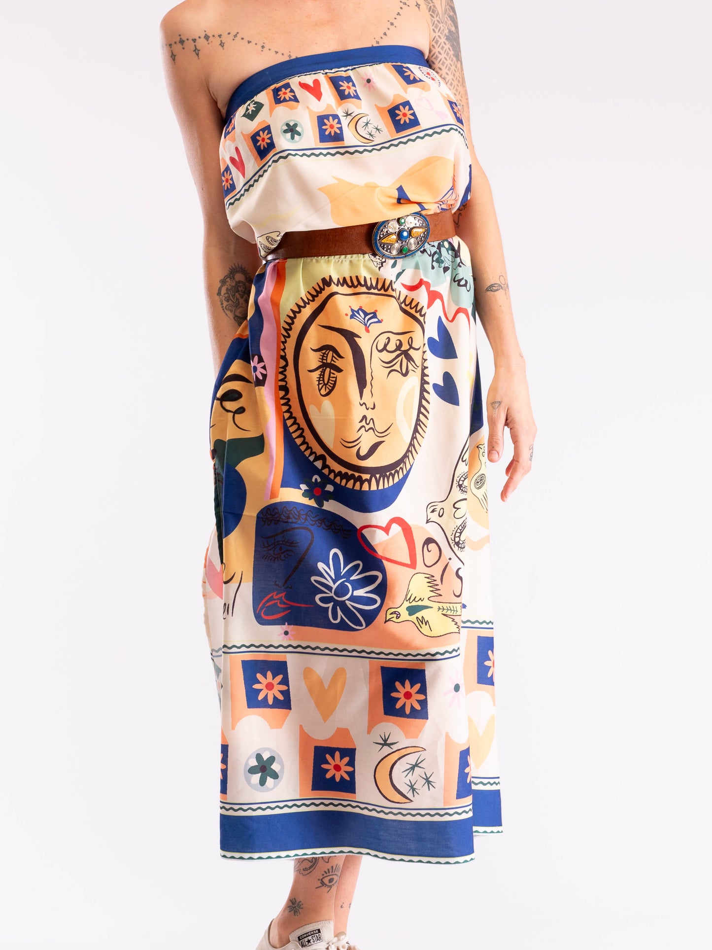 Soleil strapless tube dress