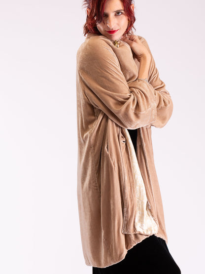 Phyllis Lush Collared Coat Stone