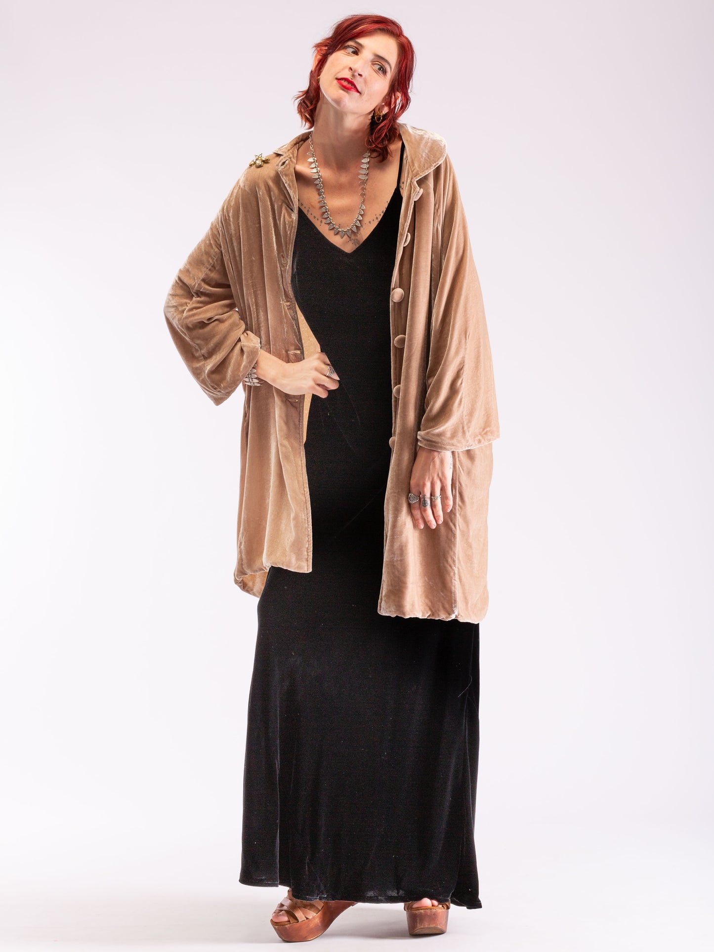 Phyllis Lush Collared Coat Stone