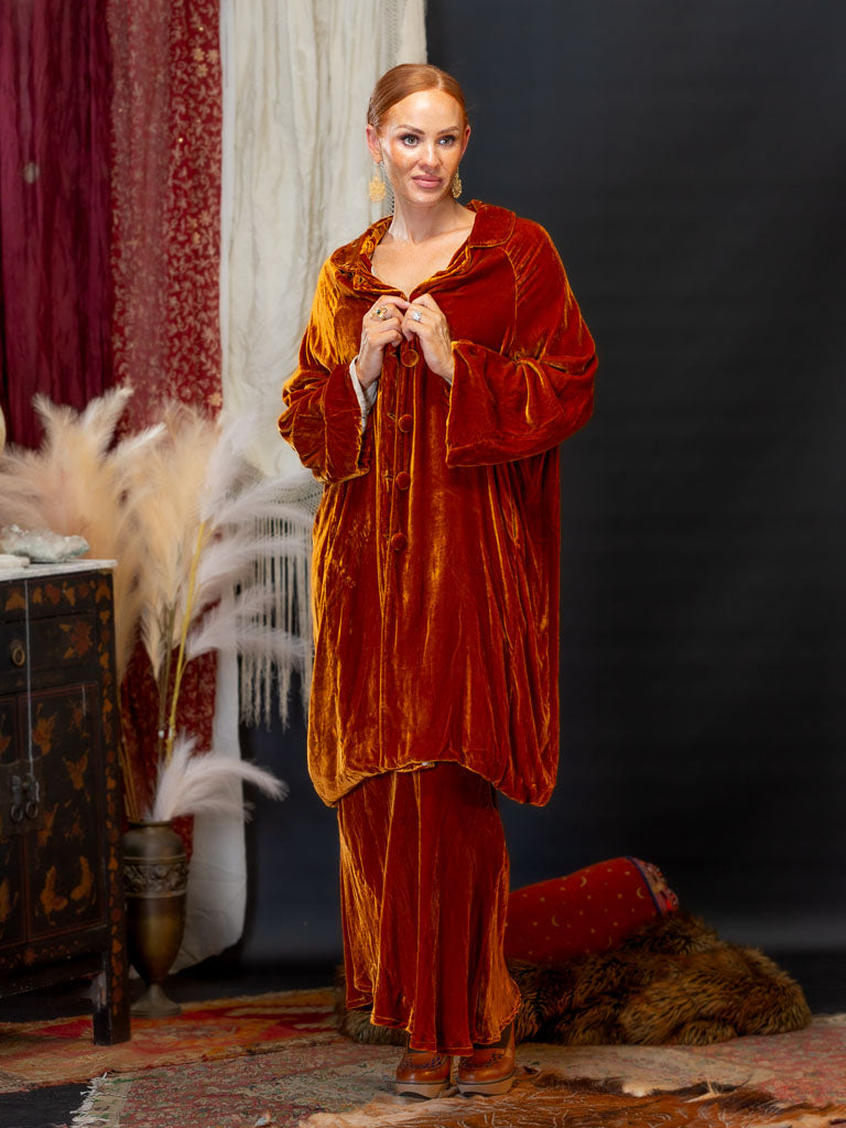 Phyllis Lush Collared Coat Topaz